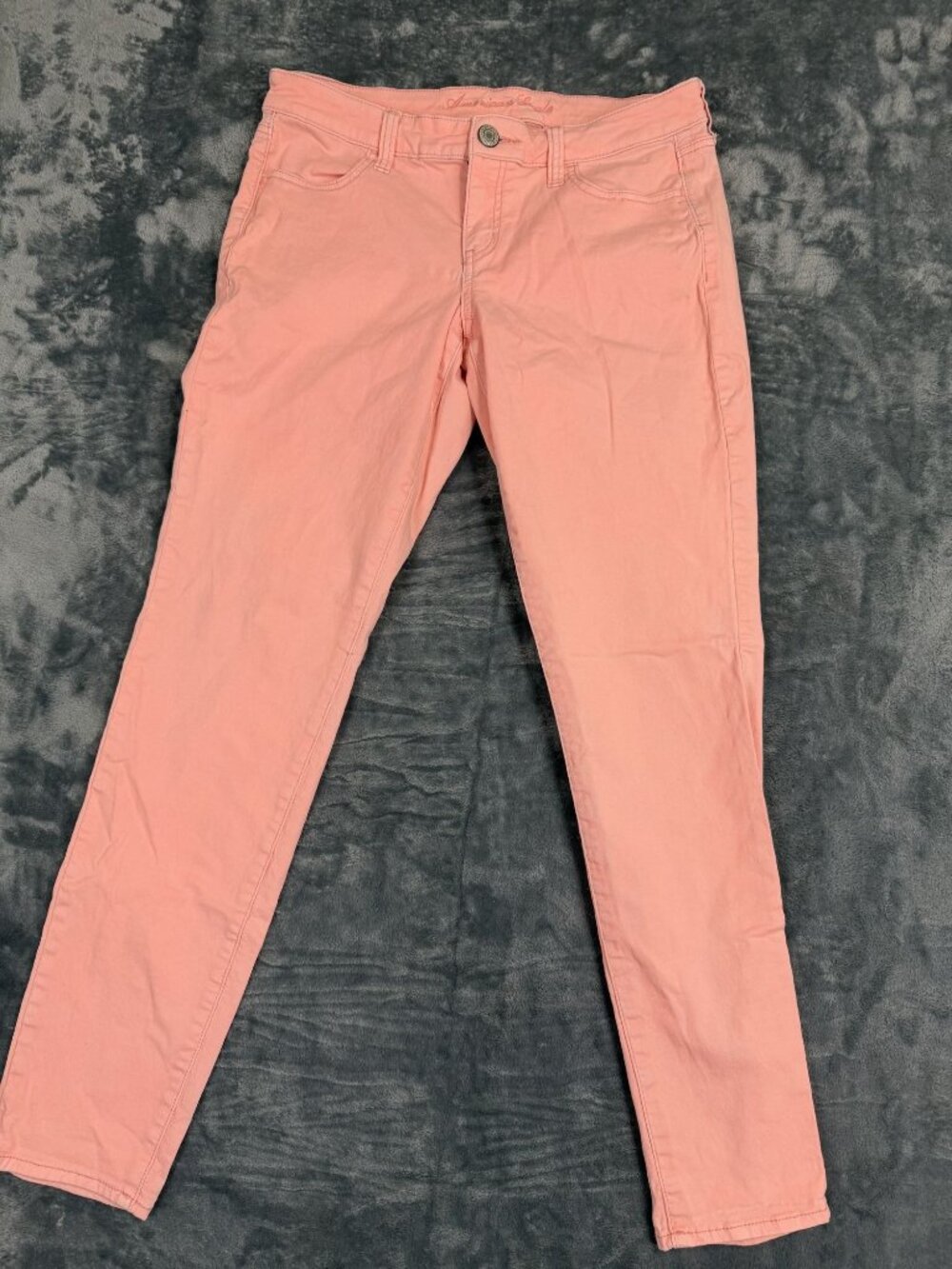 American Eagle Pink Stretch Jeggings Size 10 Regular